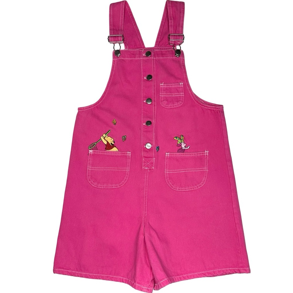 Vintage Winnie the Pooh Shorts Overalls‎